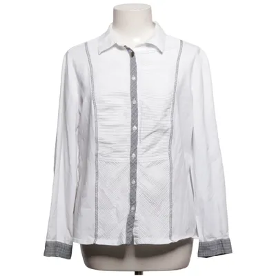 Chemise (Blanc, Gris) de Tinta Style Coton, Élasthane, Polyester