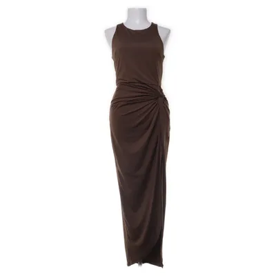 Maxikjole (Brun) fra NLY Eve Elastan, Polyester