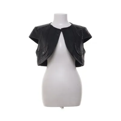 Leather vest (Black) from CKN of Scandinavia Polyester, Leather