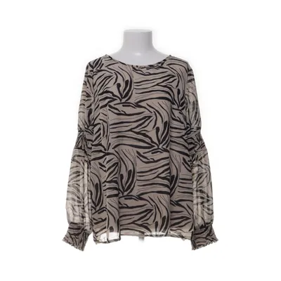 Blus (Beige, Svart) från Fransa Polyester