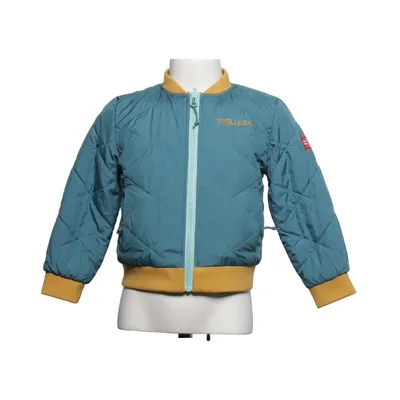 Vendbar jakke (Blå, Gul) fra Trollkids Polyester