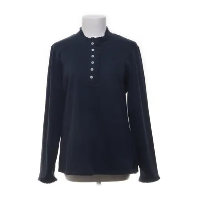 Henley shirt (Blauw) van Newhouse Katoen, Elastaan