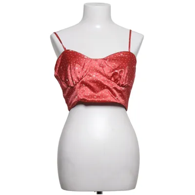 Crop top (Rød) fra Miss Selfridge Petites Elastan, Polyester