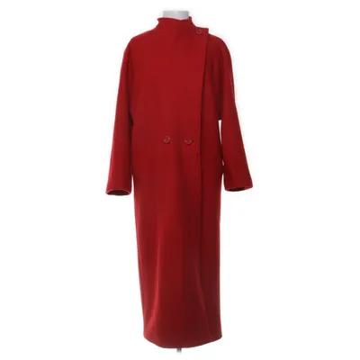 Frakke (Rød) fra Jensen Coat Nylon, Uld