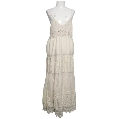 Robe longue (Beige) de Moni&Co Coton, Viscose