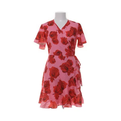 Robe portefeuille (Rouge, Rose) de Soso Polyester, Viscose