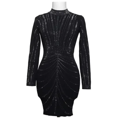 Cocktailjurk (Zwart) van Moocci Polyamide, Viscose