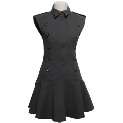 Dress (Gray) from Zara Elastane, Polyester, Viscose