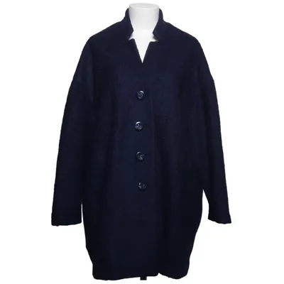 Manteau (Bleu) de Simonsen Polyester, Laine
