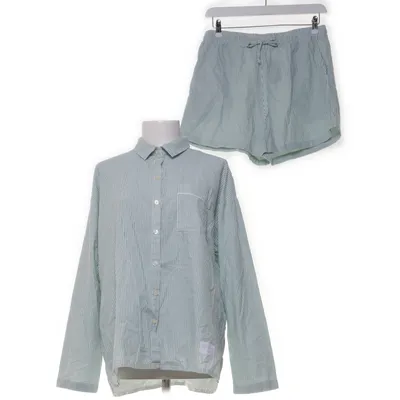 Pyjamas (Grön, Vit) från Lexington Bomull