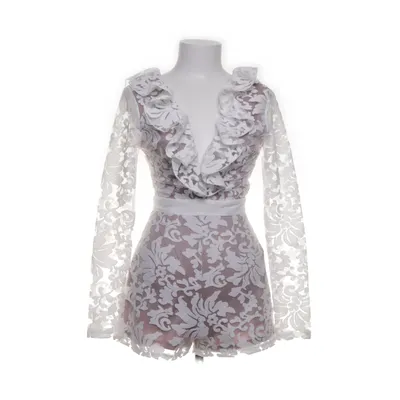 Byxdress (Vit, Flerfärgad) från Missguided Bomull, Polyester