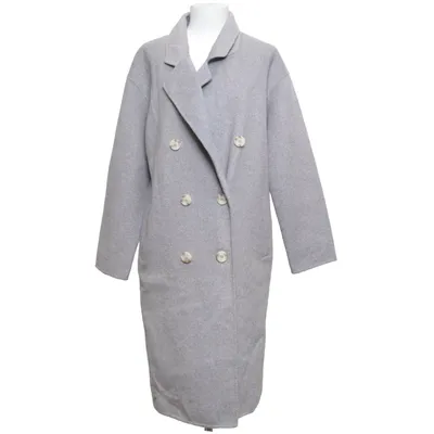 Coat (Gray) from Zara Outerwear Polyester, Wool