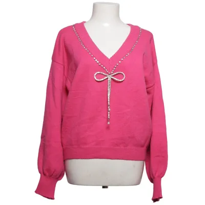 Pull-over (Rose) de Miss Charm Coton, Polyamide, Polyester, Viscose, Laine