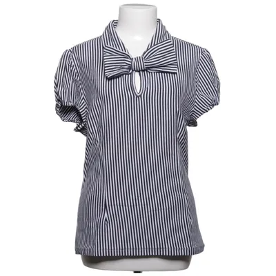 Top (Black, White) from Tatyana Cotton, Elastane