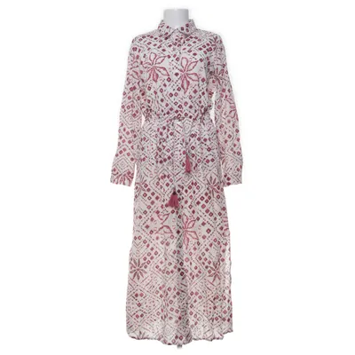 Maxi jurk (Wit, Lila) van Pepe Jeans Katoen, Metallvezel