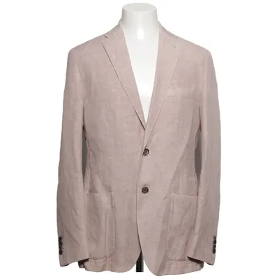 Blazer (Roze) van Corneliani Katoen, Linnen, Polyester, Zijde