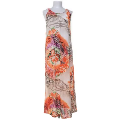Långklänning (Orange, Flerfärgad) från SW Polyester, Viskos, Elastan