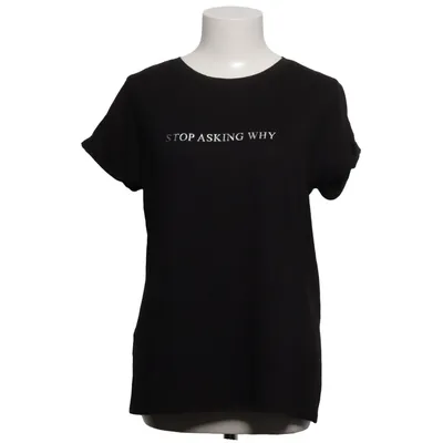 T-shirt (Black) from Mango Denim & Tees