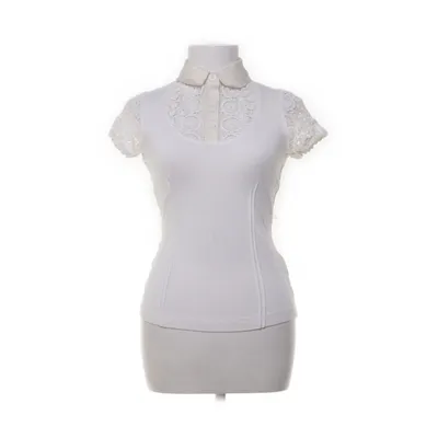 Topp (Vit) från Karen Millen Bomull, Elastan, Silke, Viskos