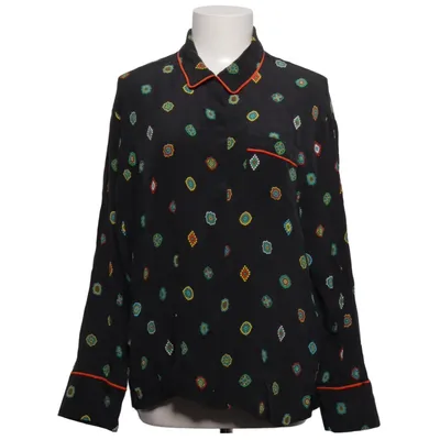 Pyjamahemd (Schwarz, Mehrfarbig) von Kenzo x H&M Seide