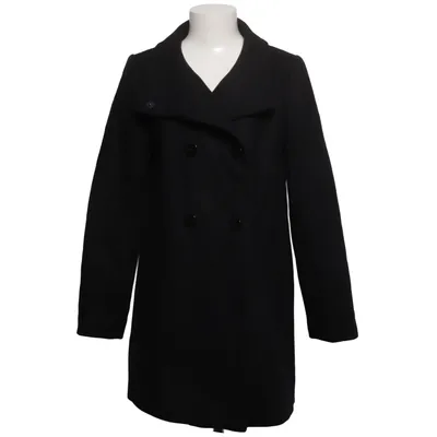 Coat (Black) from Hallhuber Polyamide, Polyester, Wool