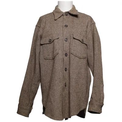 Surchemise (Marron) de Woolrich Polyamide, Laine