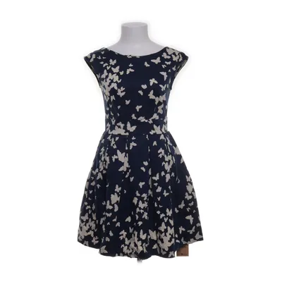 Jurk (Blauw, Wit) van Closet London Katoen, Elastaan