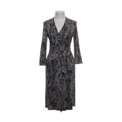 Omlottklänning (Svart, Vit) från Diane von Furstenberg Vintage Silke