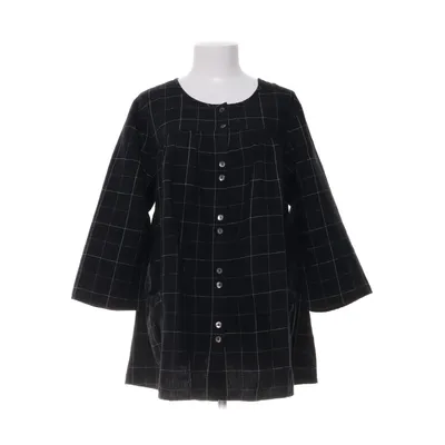 Blouse (Zwart) van Gudrun Sjödén Organisch katoen, Linnen