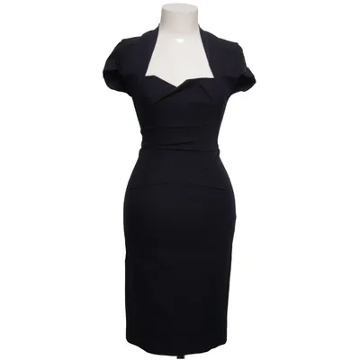 Kjole (Blå) fra Roland Mouret Bomuld, Elastan