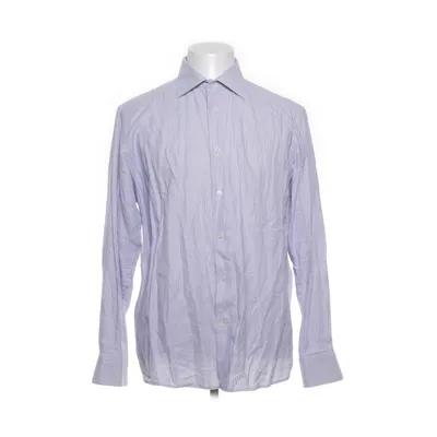 Shirt (Blauw, Wit) van Louis Féraud Katoen