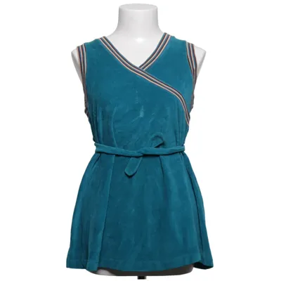 Wrap dress (Blue) from Jersey Modeller of Sweden Cotton, Polyester