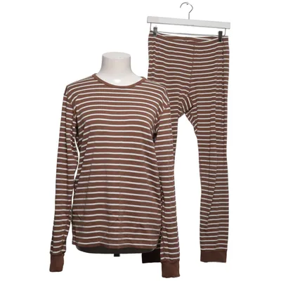 Pajamas (Brown, White) from Polarn O. Pyret Organic cotton