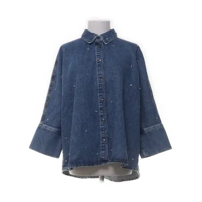 Jeansskjorta (Blå) från ONLY Blue Denim Bomull