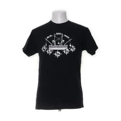 T-shirt (Svart, Flerfärgad) från Gildan Bomull