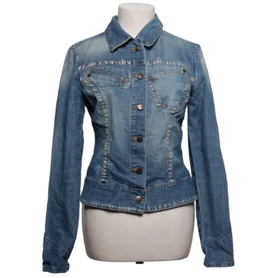 Denimjakke (Blå) fra Younique Bomuld, Elastan, Polyester