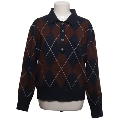 Pull-over (Bleu, Marron, Blanc) de JS Millenium Acrylique, Polyamide, Polyester, Viscose