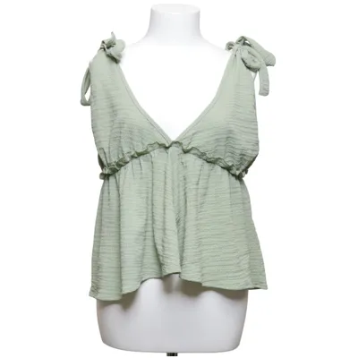 Halternecktopp (Grön) från Shein Elastan, Polyester