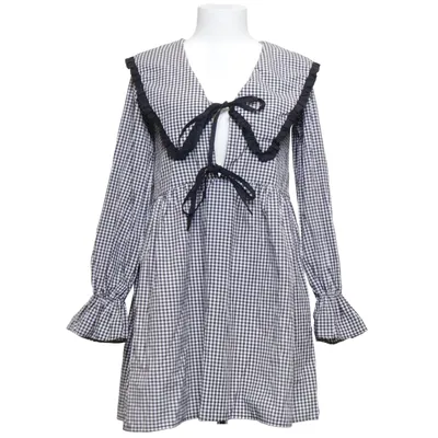 Klänning (Svart, Vit) från ASOS Design Bomull, Polyester