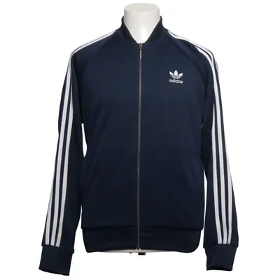 Sports jacket (Blue, White) from Adidas Originals Cotton, Polyester