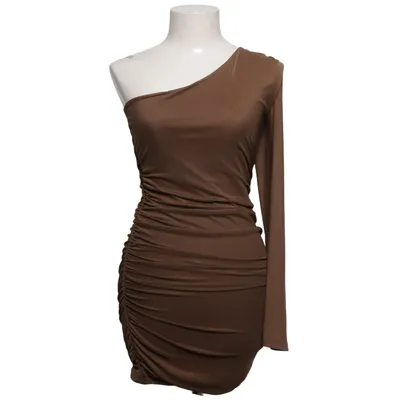 Jurk (Bruin) van NA-KD Elastaan, Polyester