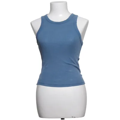 Tanktop (Blauw) van Zara Katoen, Elastaan