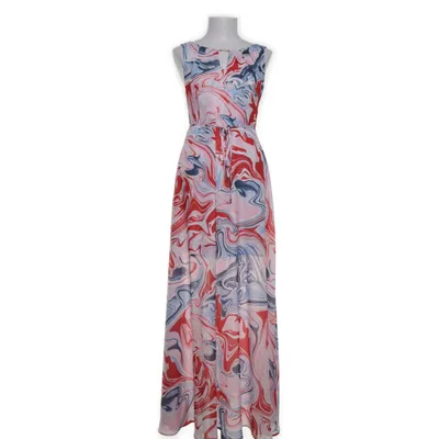 Maxi jurk (Rood, Blauw, Wit, Meerkleurig) van STOCKH LM Polyester