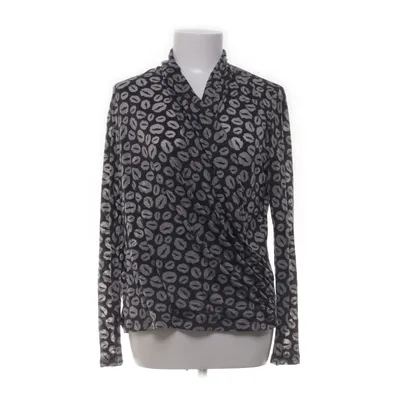 Blus (Svart, Grå) från Linnea Polyester, Viskos