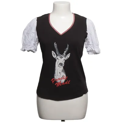 T-shirt (Svart, Vit, Flerfärgad) från Brandl Tracht Bomull, Elastan