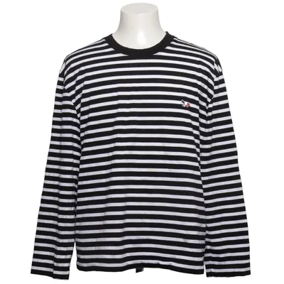 Långärmad t-shirt (Svart, Vit) från Maison Kitsuné Bomull