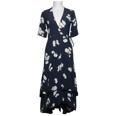 Robe longue (Bleu, Blanc, Jaune) de Ganni Viscose