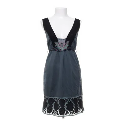 Jurk (Blauw, Zwart, Meerkleurig) van Free People Acryl, Katoen, Nylon, Wol