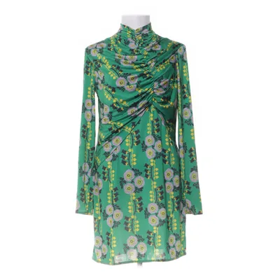 Jurk (Groen, Meerkleurig) van Zara W&B Collection Polyester, Elastaan