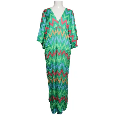 Dress (Green, Multicolored) from Sens Uniq Silk, Viscose